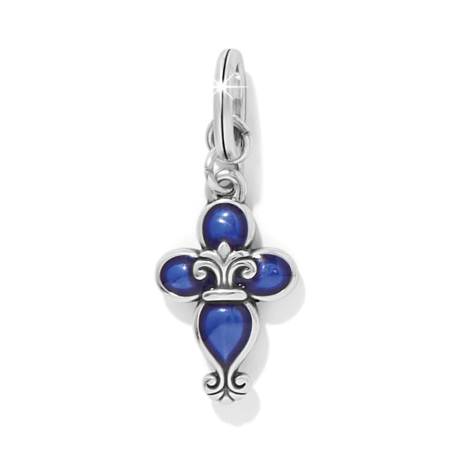 fleur-di-lis-cross-charm__silver-blue_0