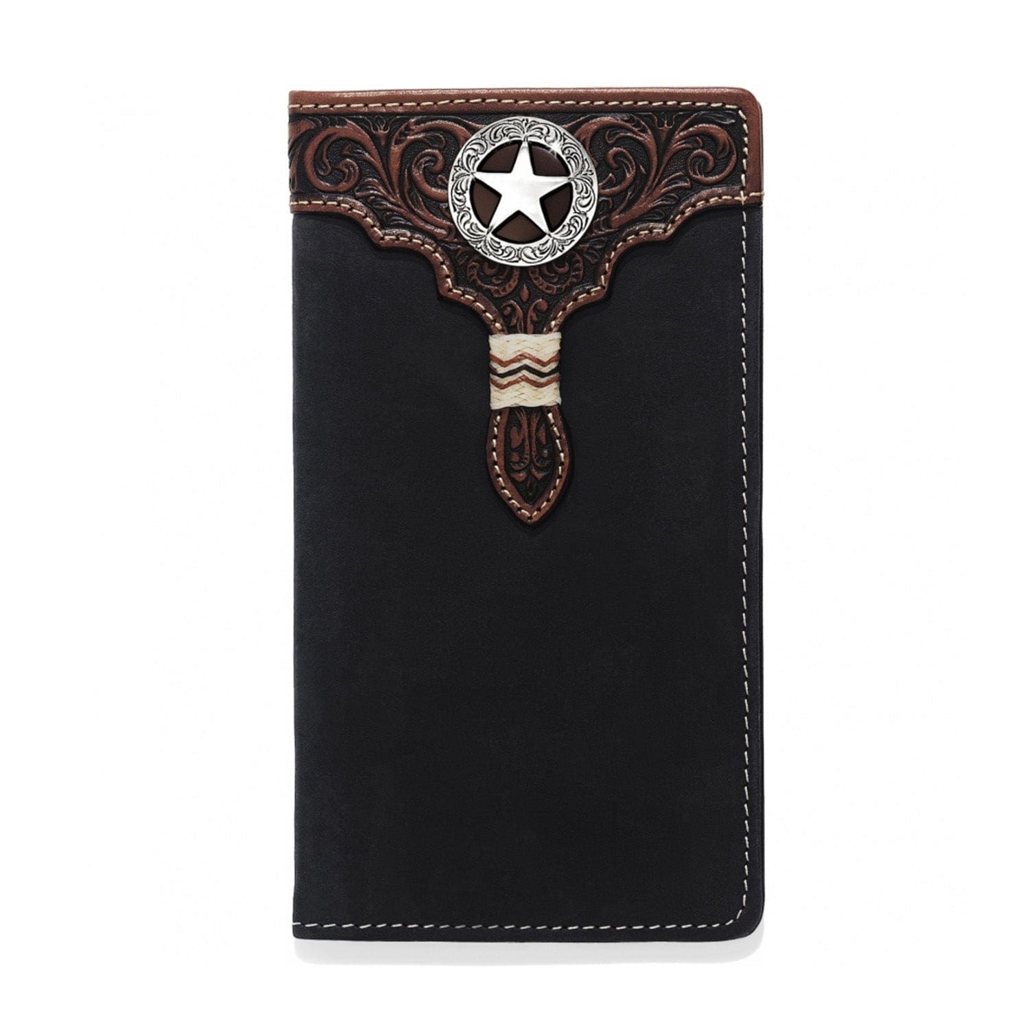 lone-star-checkbook-wallet__black-tan_0