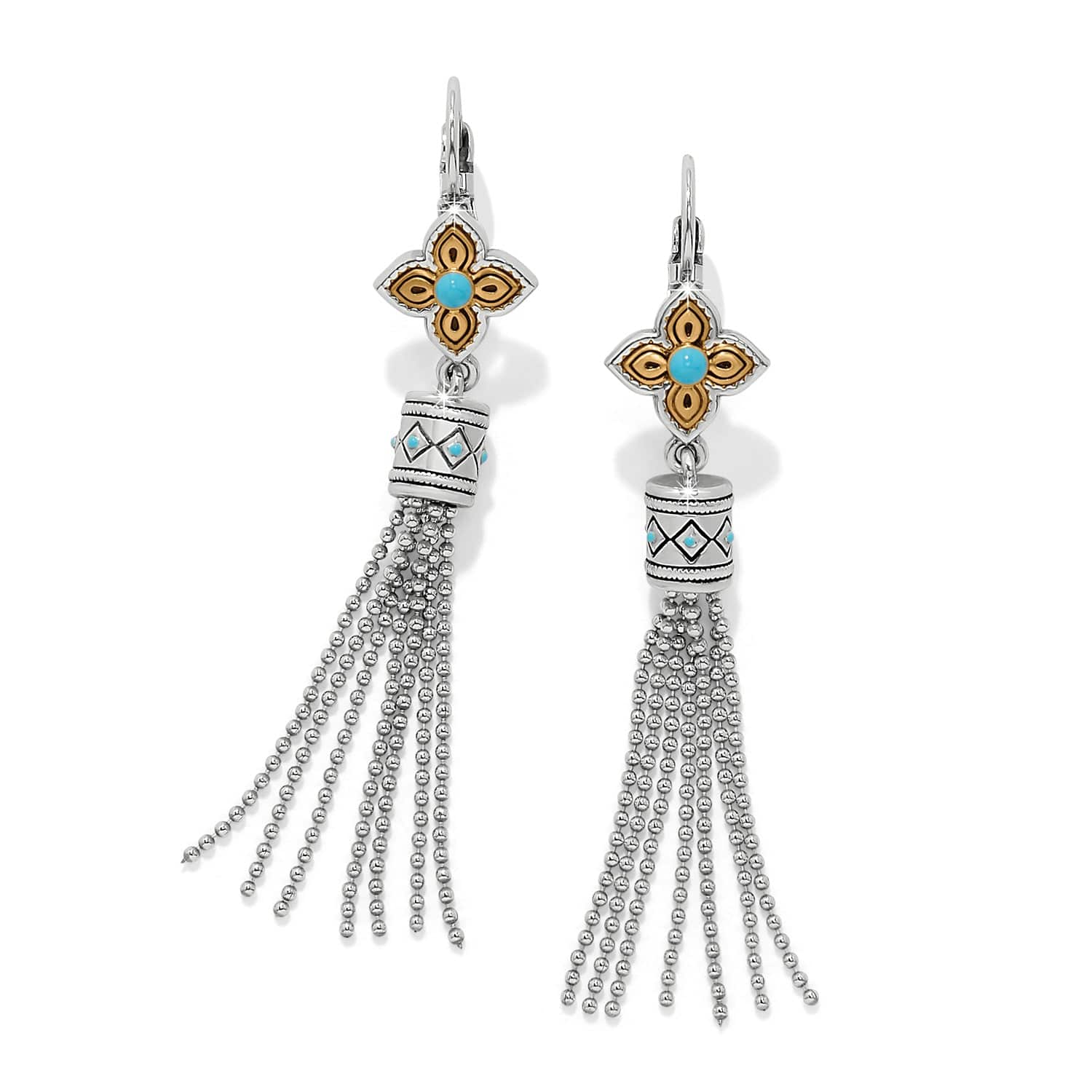 mosaic-cerrillos-tassel-leverback-earrings__silver-gold_0