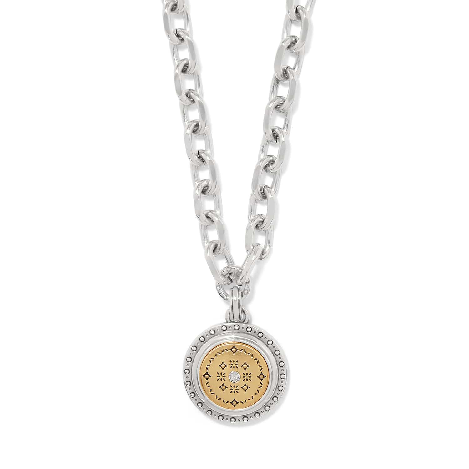 mosaic-round-two-tone-pendant-necklace__silver-gold_0