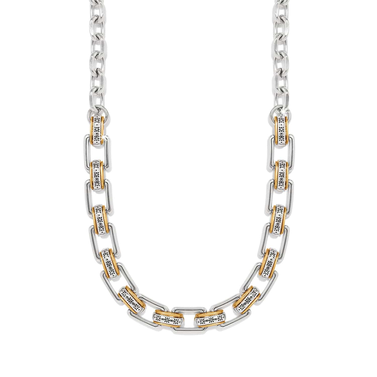 mosaic-two-tone-links-necklace__silver-gold_0
