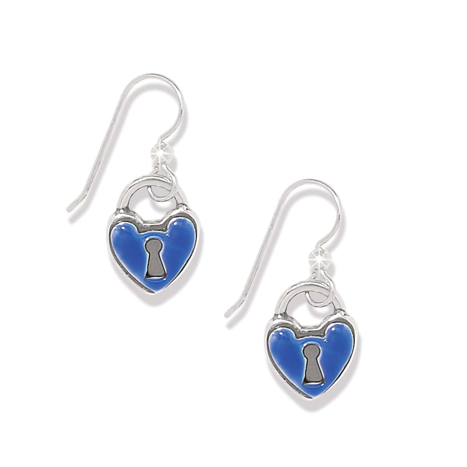 one-heart-padlock-french-wire-earrings__silver-blue_0