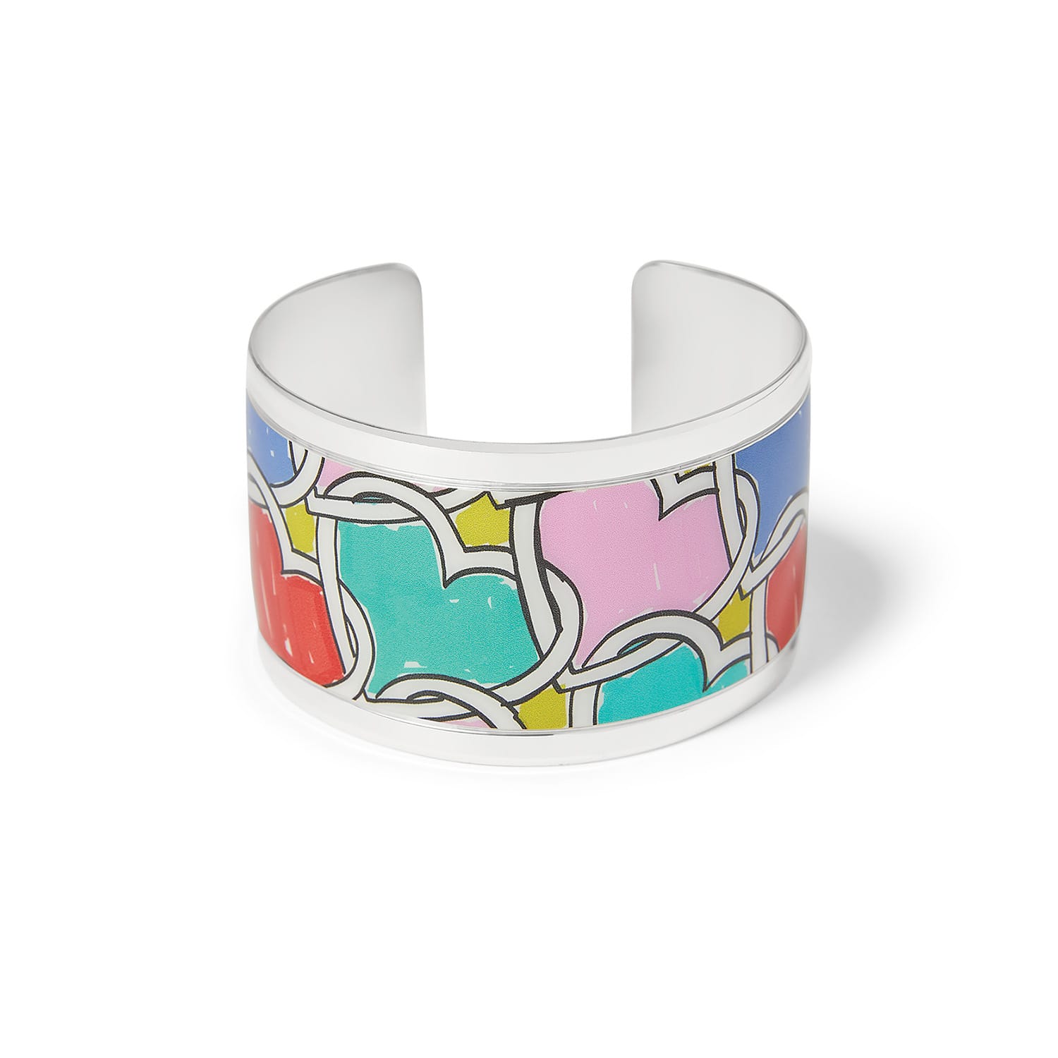 pop-appeal-heartfelt-hues-cuff-bracelet__silver-multi_0