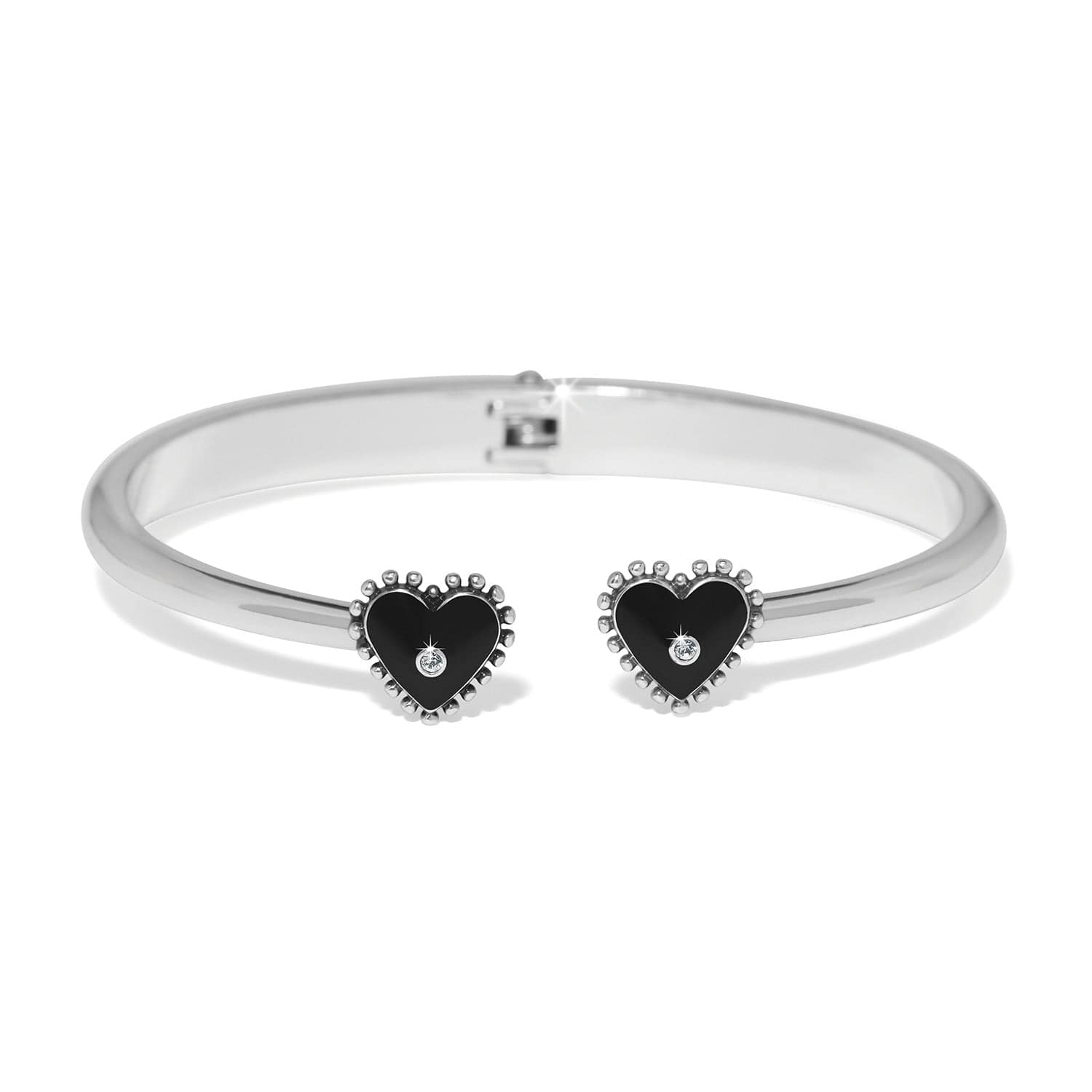 pretty-tough-amour-heart-open-hinged-bangle__silver-black_0