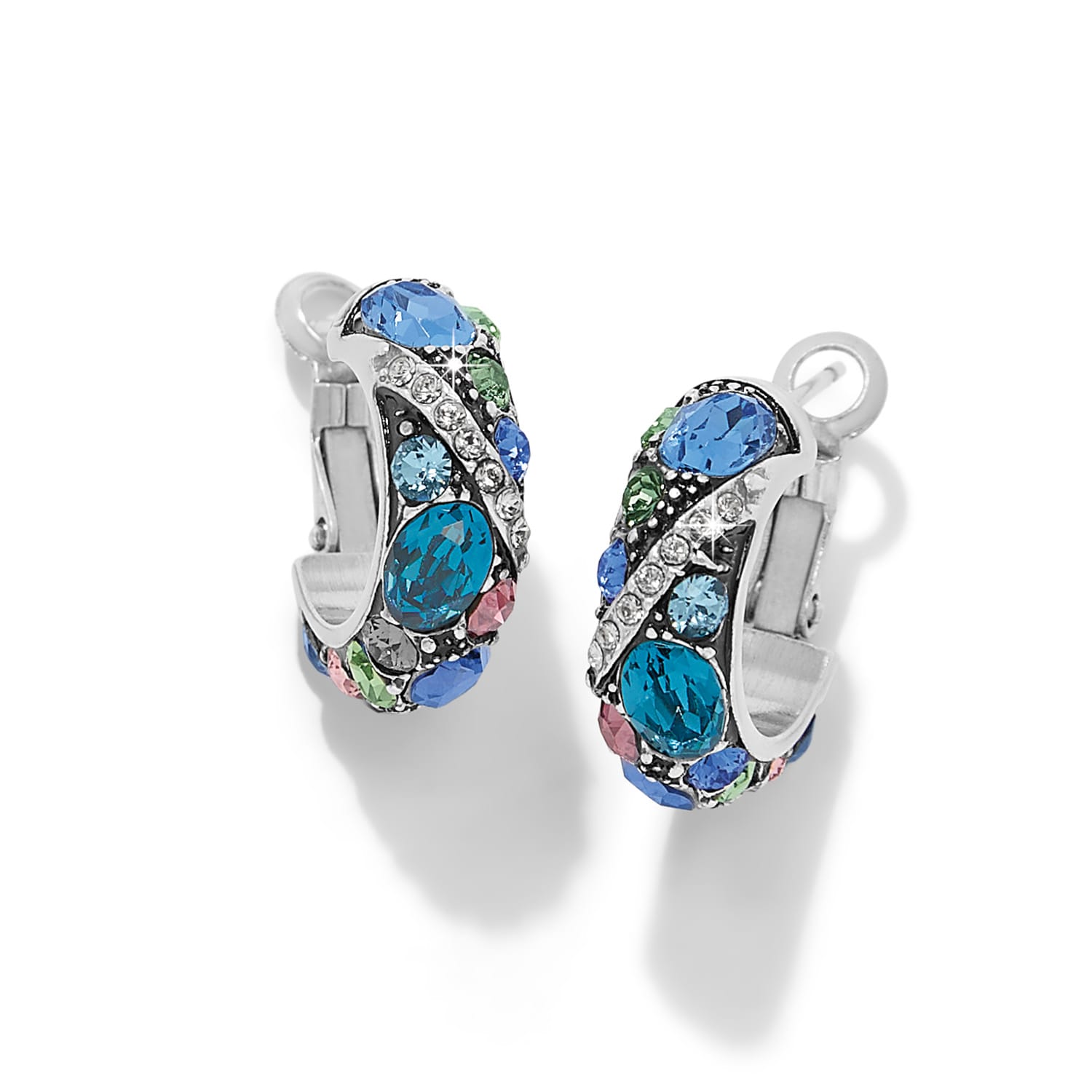 trust-your-journey-hoop-earrings__silver-blues_0