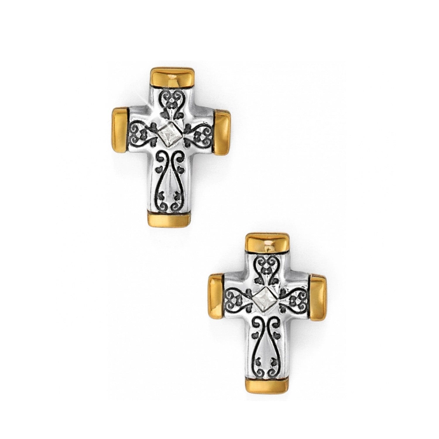 venezia-cross-post-earrings__silver-gold_0